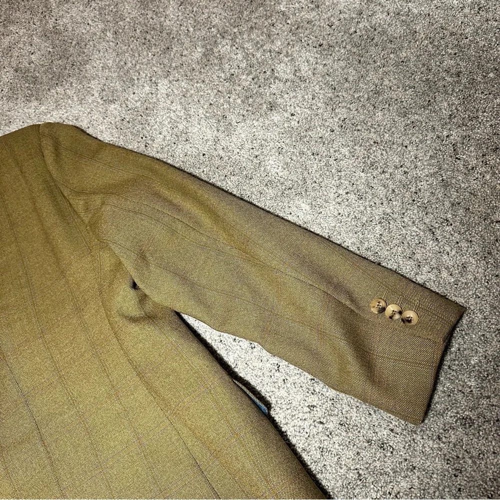 VINTAGE Turnbull & Asser Pure Wool Sport Coat - Made in England - 34R (Small)